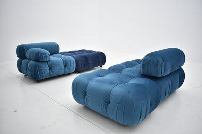 Italian combination bubble sofa modern simple large and small apartment single fabric Nordic retro sofa