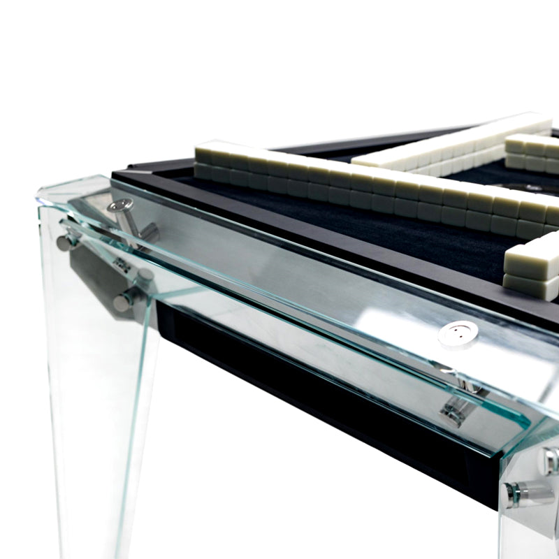Mesa de mahjong automática de vidrio de múltiples caras