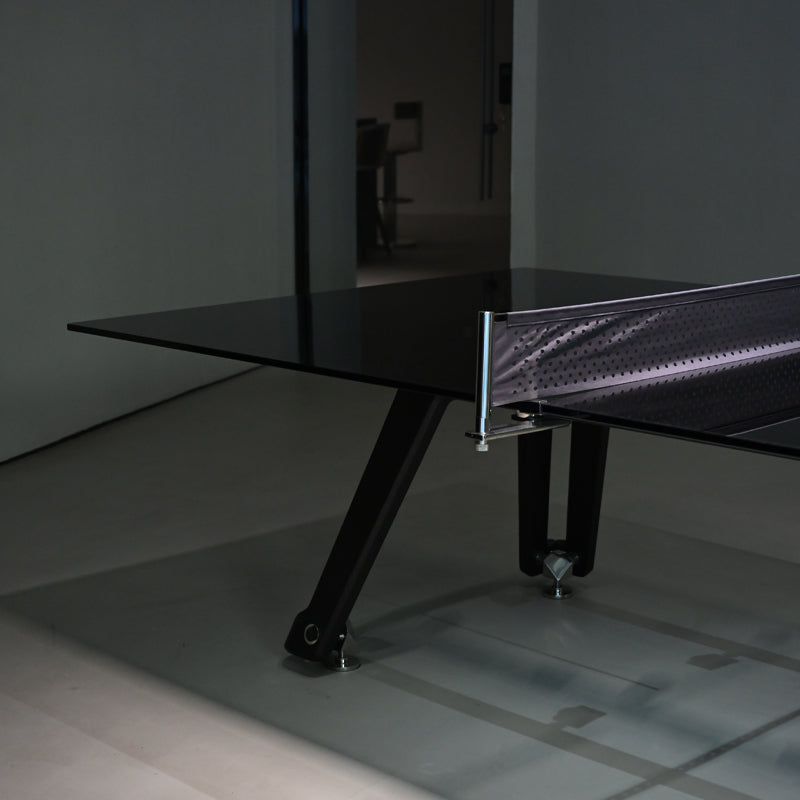 Customizable table tennis table High quality black glass table tennis table