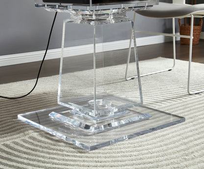 Customizable transparent acrylic automatic mahjong table
