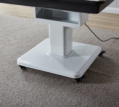 Fully automatic white folding mahjong table