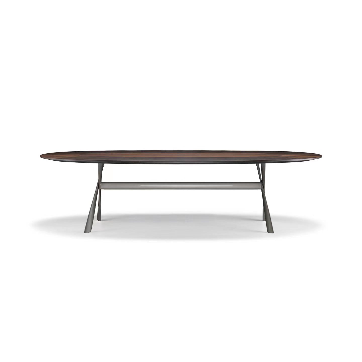 Nordic Italian Style Stainless Steel Metal Coffee Mesh Marble Dining Table
