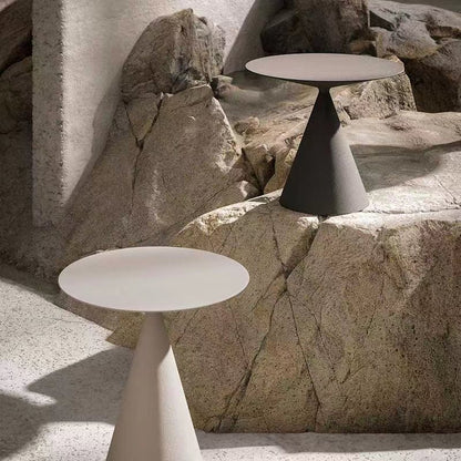 Italian Minimalist Round Marble/Rock Dining Table, Suitable For Small Apartments
