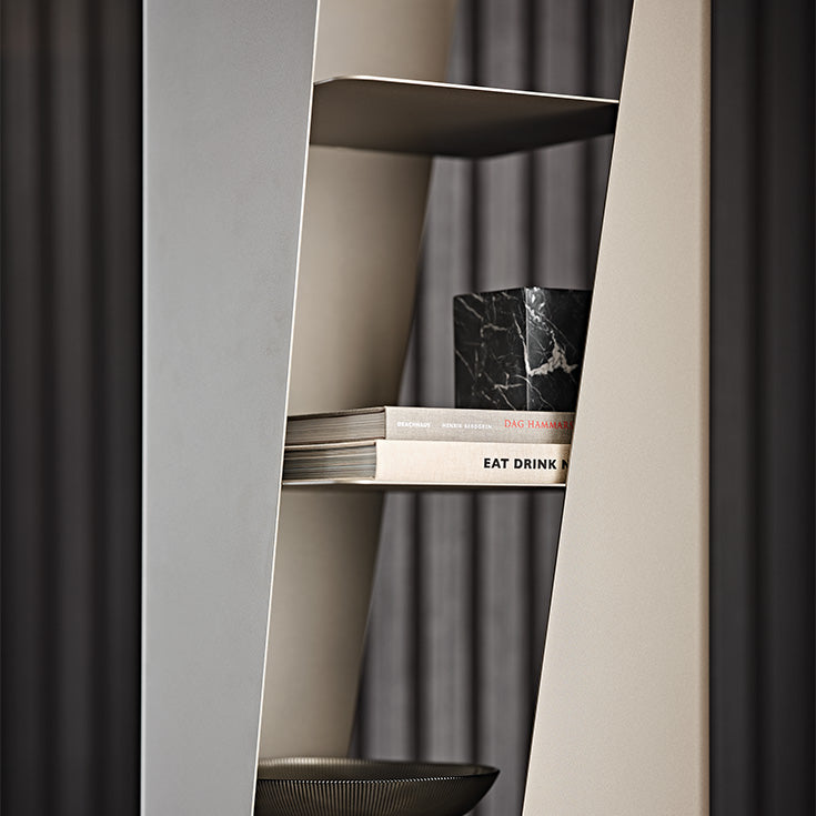 Estantería giratoria rectangular de acero inoxidable con múltiples combinaciones