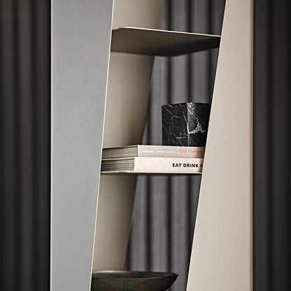 Estantería giratoria rectangular de acero inoxidable con múltiples combinaciones