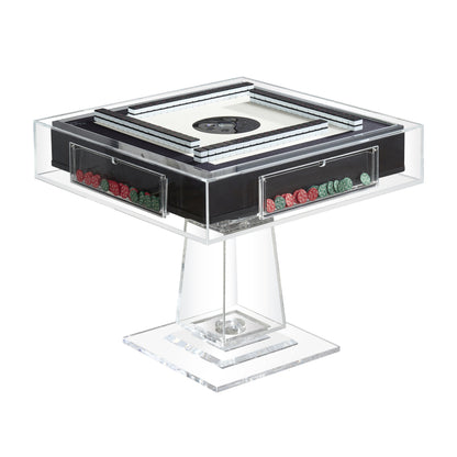 Customizable transparent acrylic automatic mahjong table