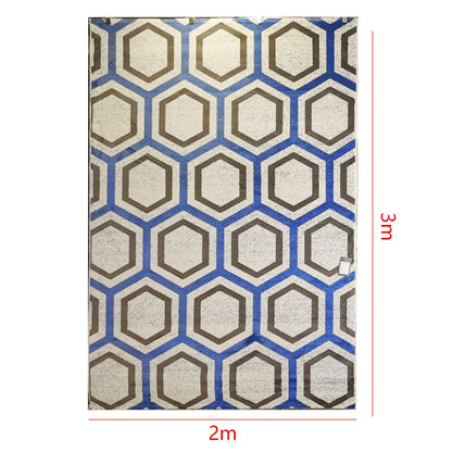 Alfombra de felpa suave de lujo de nuevo diseño, alfombra de lana suave adecuada para la decoración del hogar, sala de estar interior