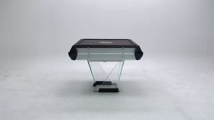 Mesa de mahjong de cristal multicolor personalizable