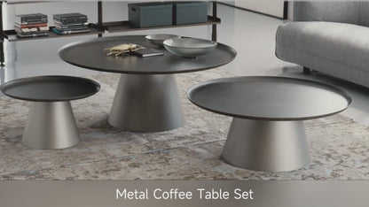 Modern Nordic luxury round coffee table simple home hotel living room central table