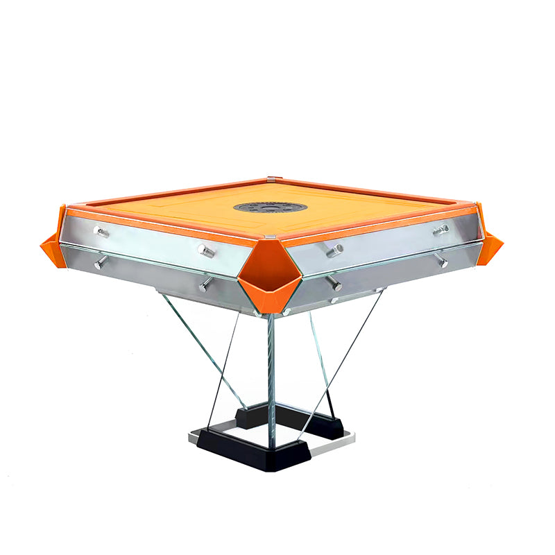 Mesa de mahjong automática de cristal naranja de Hermes