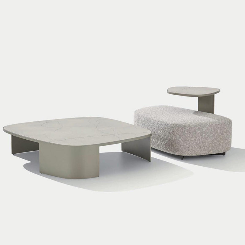 High-End Round Marble Top Coffee Table Small Round Table