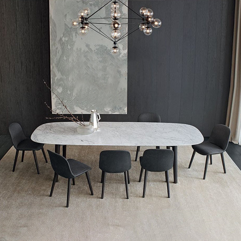 Scandinavian Dining Room Furniture Italian Solid Ash Wood Dining Table