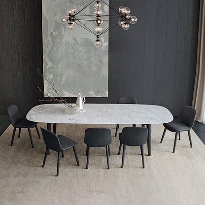 Scandinavian Dining Room Furniture Italian Solid Ash Wood Dining Table