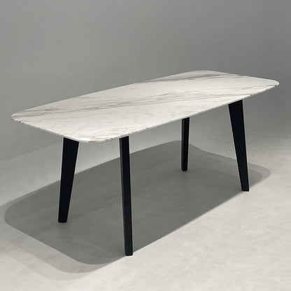 Scandinavian Dining Room Furniture Italian Solid Ash Wood Dining Table
