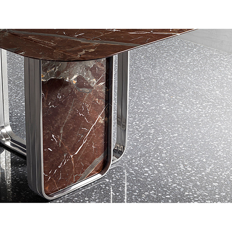 New Luxury Marble Rectangular Dining Table