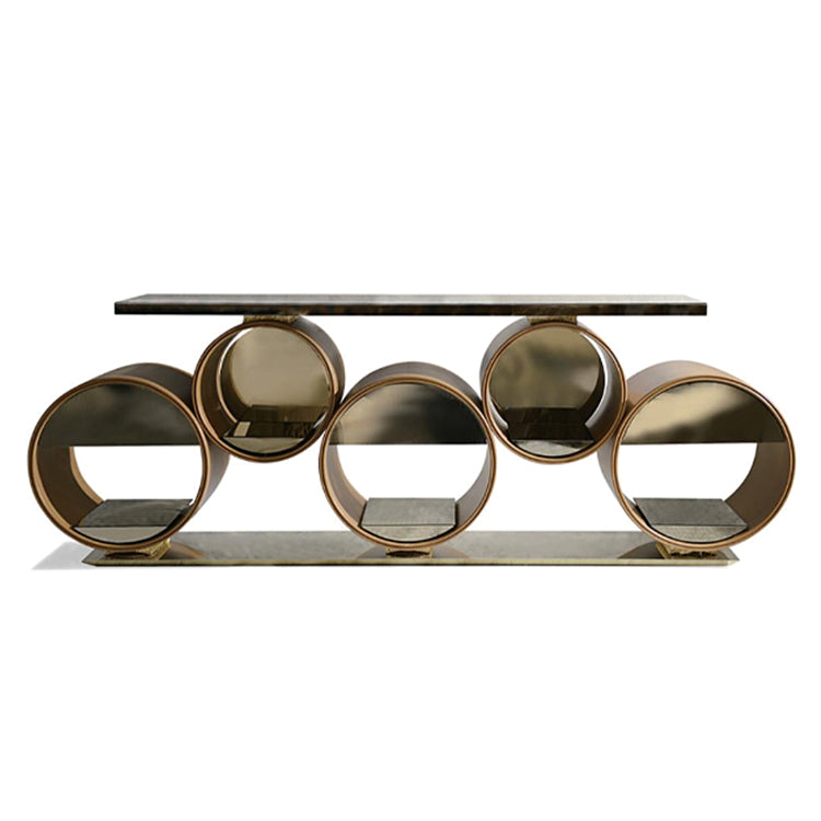 Scandinavian Style Natural Marble TV Cabinet