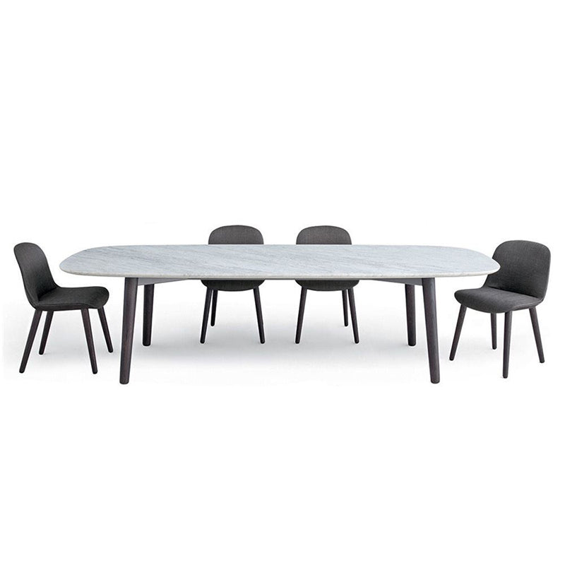 Scandinavian Dining Room Furniture Italian Solid Ash Wood Dining Table