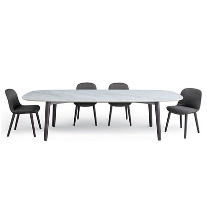 Scandinavian Dining Room Furniture Italian Solid Ash Wood Dining Table