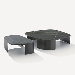 High-End Round Marble Top Coffee Table Small Round Table