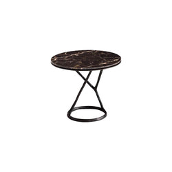 Mesa de centro de mármol de diseño exclusivo en blanco y negro