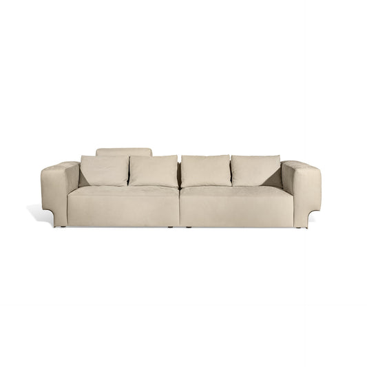 Ensemble de canapés en cuir de luxe moderne personnalisable