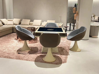 Mesa de mahjong automática personalizada con patas cónicas